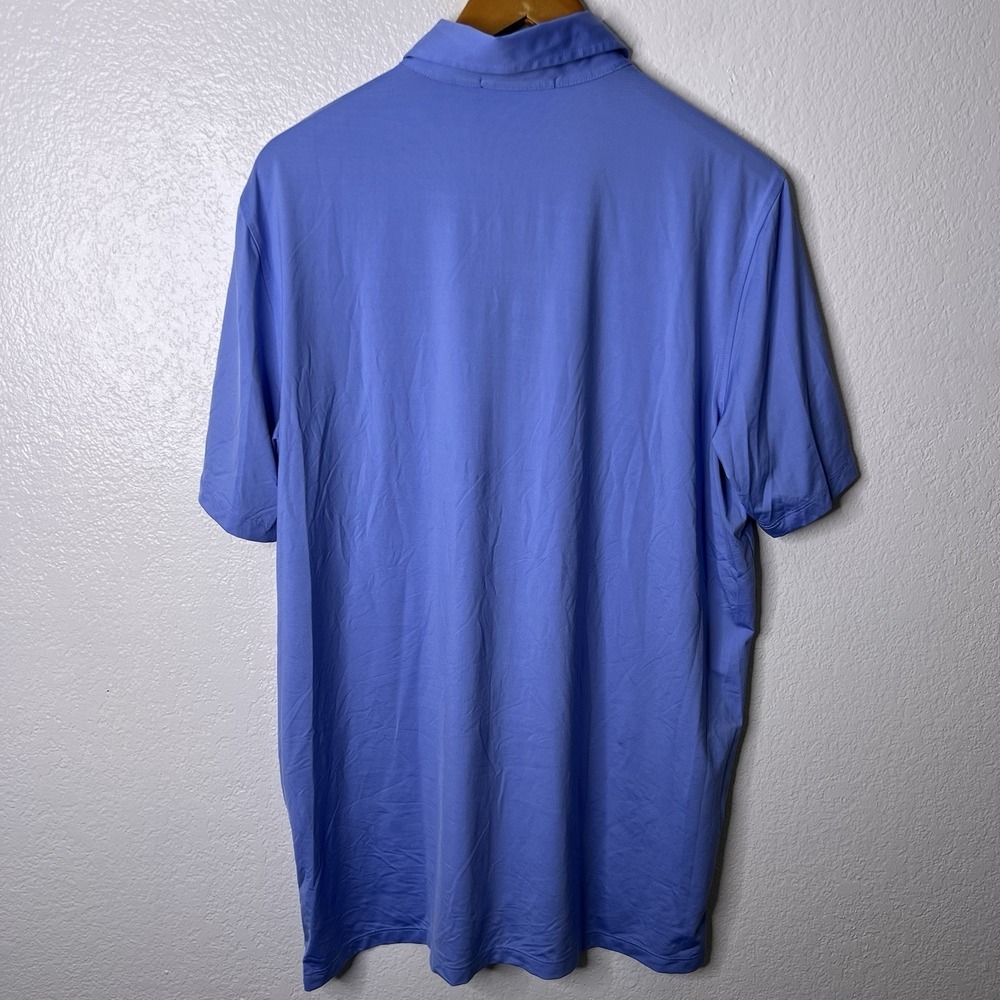 Greyson Light Blue Short Sleeve Polo Shirt Men's Size Large Golf Stretch - Picture 5 of 8